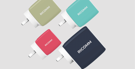 RICOMM 25W 65W 120W PD/GAN charger colorful