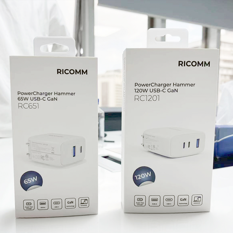 RICOMM gan chargers package